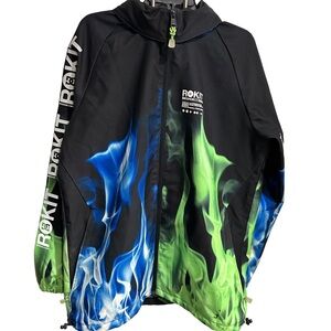 DC Black Jacket with Green Logo